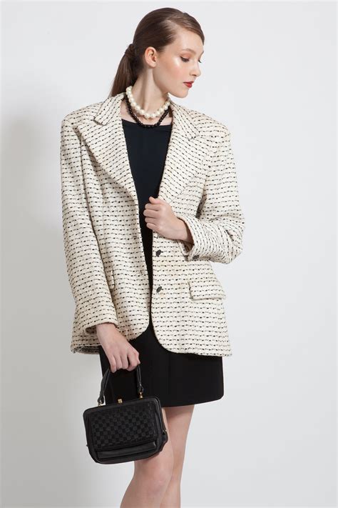 chanel style blazers|chanel vintage blazer.